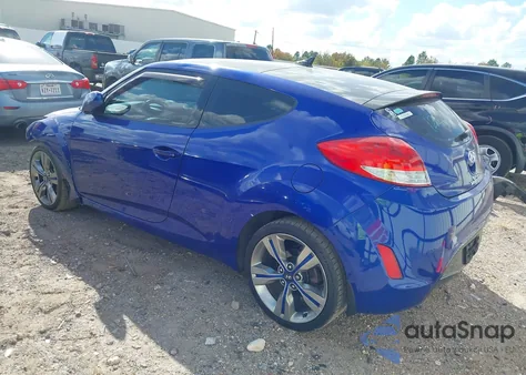 2012 Hyundai Veloster Base W/Black from USA, damaged, VIN KMHTC6AD9CU059808